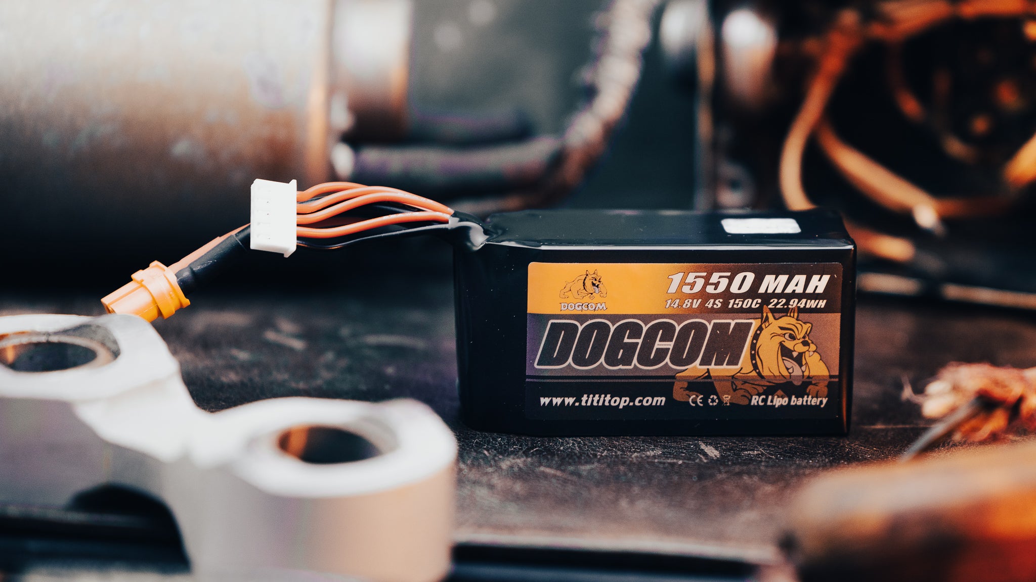 Batterie Lipo Dogcom 4S 1550mAh 150C - Drone-FPV-Racer